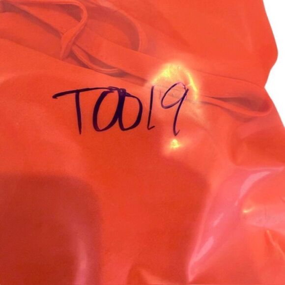 Superdown Abbey Ruched Draped Cami Adjustable Straps Orange Draped Size Large - Picture 8 of 8